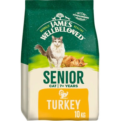 James Wellbeloved Gluten-free Senior Dry Cat Food - Turkey