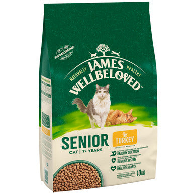 James Wellbeloved Gluten-free Senior Dry Cat Food - Turkey