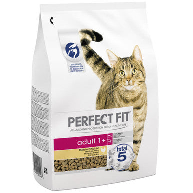 Perfect Fit Adult 1+ Complete Dry Cat Food - Chicken