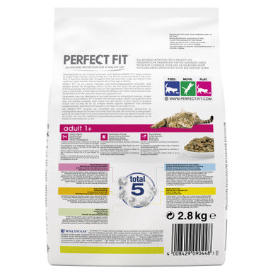 Perfect Fit Adult 1+ Complete Dry Cat Food - Chicken