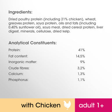 Perfect Fit Adult 1+ Complete Dry Cat Food - Chicken