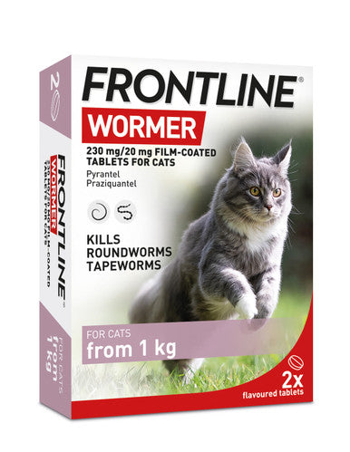 Frontline Wormer Film-Coated Tablets for Cats