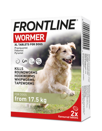 Frontline Wormer XL Flavoured Tablets for Dogs