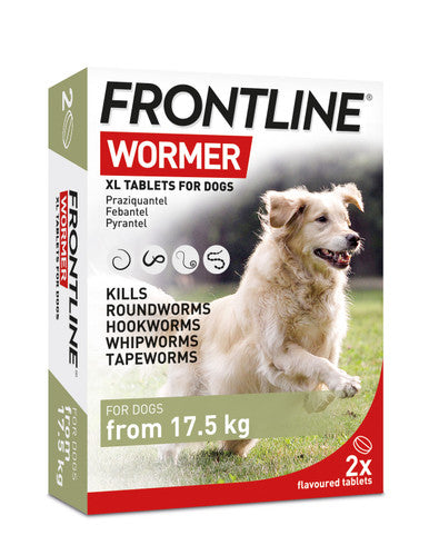 Frontline Wormer XL Flavoured Tablets for Dogs