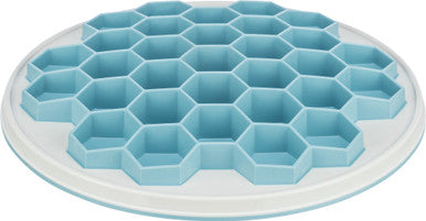 Trixie Hive Slow Feeding Food Plate for Dogs - Grey/Blue