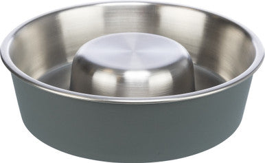 Trixie Slow Feeding Stainless Steel Dog Bowl