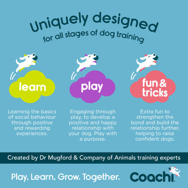 Coachi Fetch & Reward for Dogs - Navy & Lime