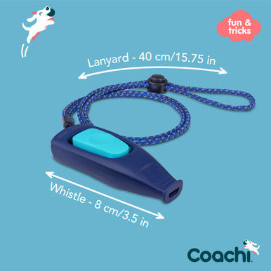 Coachi Whizzclick for Dogs - Navy & Light Blue