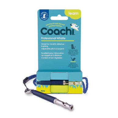 Coachi Professional Whistle for Dogs - Navy