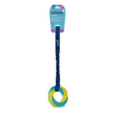 Coachi Tuggi Helix Toy for Dogs - Navy, Lime & Light Blue