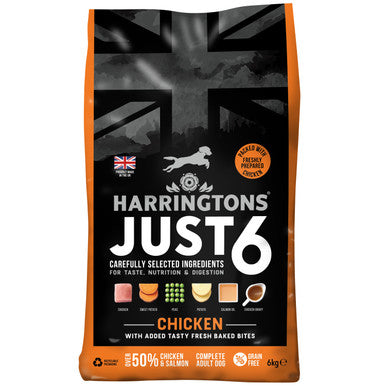 Harringtons Just 6 Grain-free Adult Dry Dog Food - Chicken