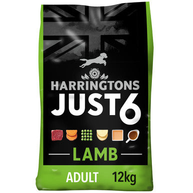 Harringtons Just 6 Grain-free Adult Dry Dog Food - Lamb