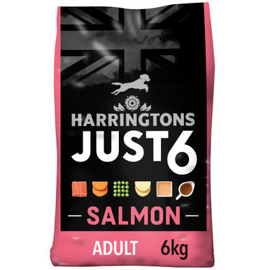 Harringtons Just 6 Grain-free Adult Dry Dog Food - Salmon