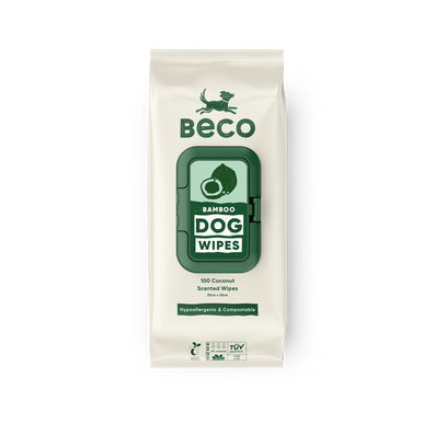 Beco Bamboo Dog Wipes - Coconut