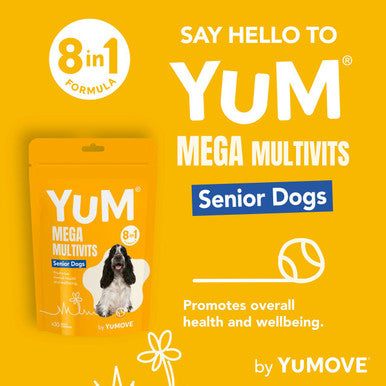 YuM MultiVits 8 in 1 Senior Dog Treats