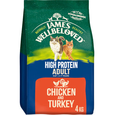 James Wellbeloved Cat Adult High Protein Chicken & Turkey