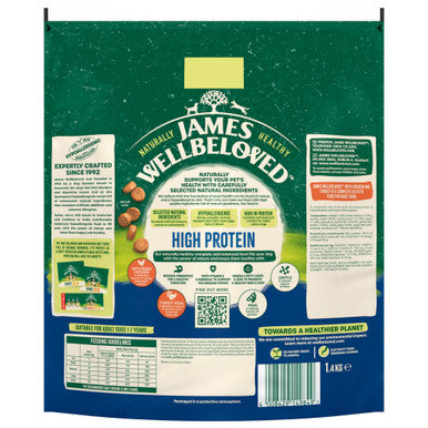 James Wellbeloved Dog Adult High Protein Chicken & Turkey