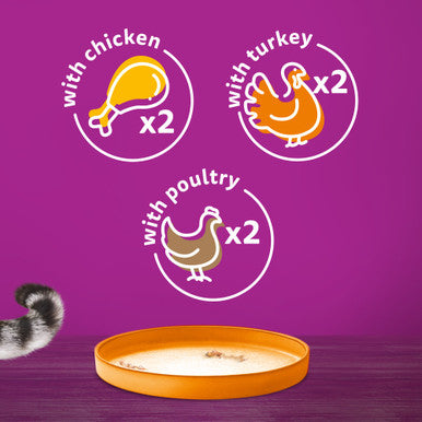 Whiskas 1+ Cat Tins Farm Menu In Jelly