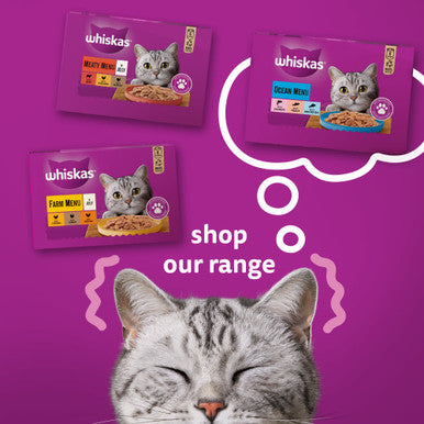 Whiskas 1+ Cat Tins Meaty Menu In Jelly