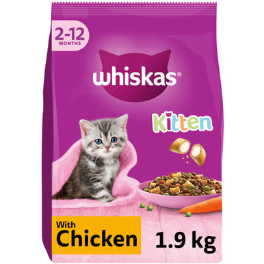 Whiskas 2-12Mths Cat Complete Dry With Chicken