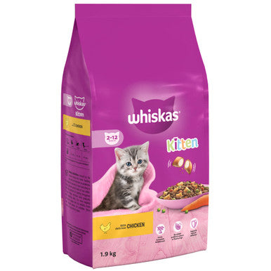 Whiskas 2-12Mths Cat Complete Dry With Chicken