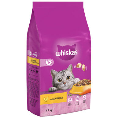Whiskas 1+ Cat Complete Dry With Chicken