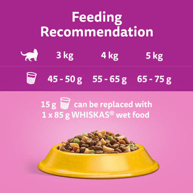 Whiskas 1+ Cat Complete Dry With Chicken