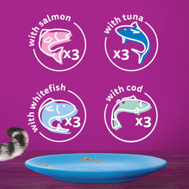 Whiskas 7+ Cat Pouches Fish Favourites In Jelly