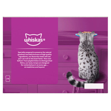 Whiskas 7+ Cat Pouches Fish Favourites In Jelly