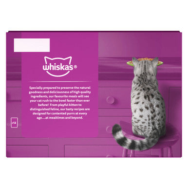 Whiskas 7+ Cat Pouches Mixed Menu In Gravy