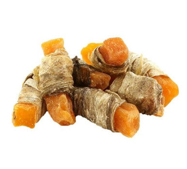 Elkwood Sweet Potato Strips Wrapped With Fish Skin