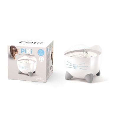 Catit Pixi Cat Drinking Fountain - Stainless Steel