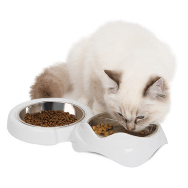 Catit Pixi Double Cat Food Bowl