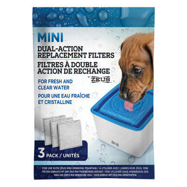 Zeus Dual Action Dog Drinking Fountain Replacement Filters for 91400