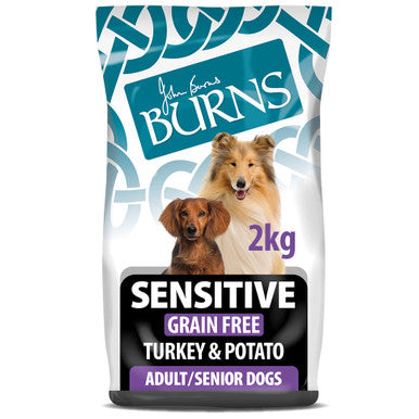 Burns Grain-free Sensitive Adult & Senior Dry Dog Food - Turkey & Potato