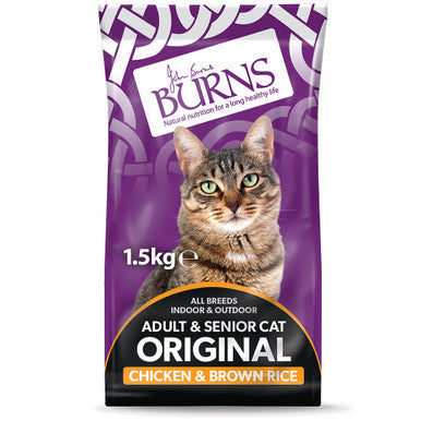 Burns Original Adult/Senior Dry Cat Food - Chicken & Brown Rice