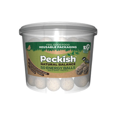 Peckish Natural Balance Plastic Tub Wild Bird Energy Balls