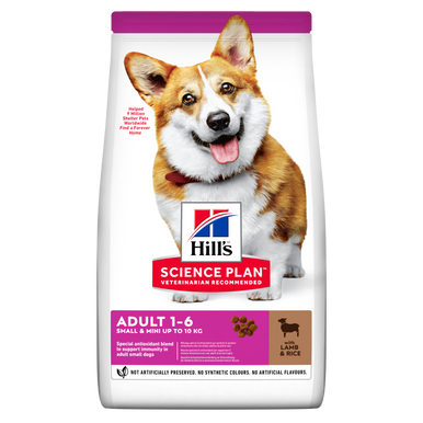 Hill's Science Plan Adult Small & Mini Adult Dry Dog Food - Lamb & Rice