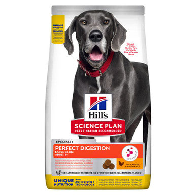 Hill's Science Plan Perfect Digestion Large Breed Adult 1+ Dry Dog Food - Chicken & Brown Rice