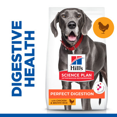 Hill's Science Plan Perfect Digestion Large Breed Adult 1+ Dry Dog Food - Chicken & Brown Rice