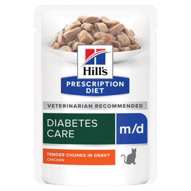 Hill's Prescription Diet m/d Diabetes Care Wet Cat Food - Chicken|Cat ...