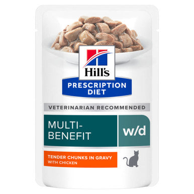 Hill's Prescription Diet w/d Multi-Benefit Wet Cat Food - Chicken