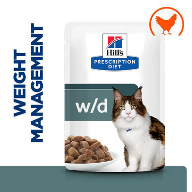 Hill's Prescription Diet w/d Multi-Benefit Wet Cat Food - Chicken