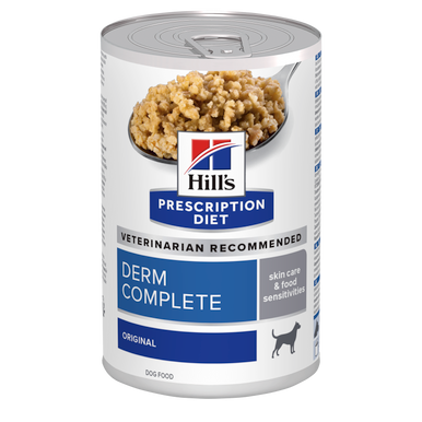 Hill's Prescription Diet Derm Complete Skin Care and Food Sensitivities Wet Dog Food - Original