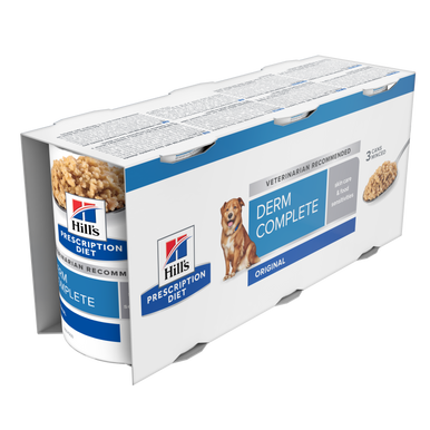 Hill's Prescription Diet Derm Complete Skin Care and Food Sensitivities Wet Dog Food - Original