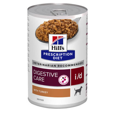 Hill's Prescription Diet i/d Digestive Care Wet Dog Food - Turkey 12x360g