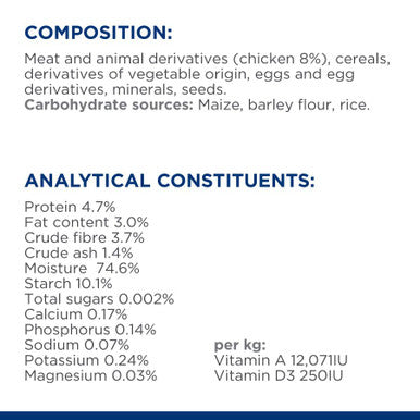 Hill's Prescription Diet w/d Diabetes Care Wet Dog Food - Chicken