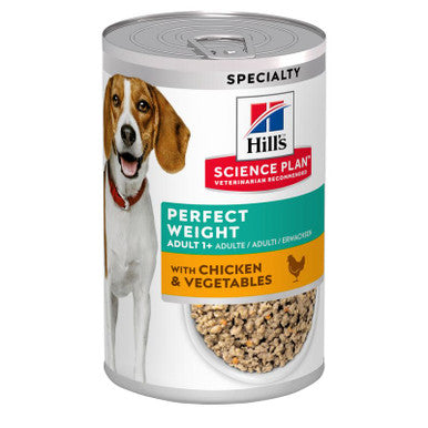 Hill's Science Plan Perfect Weight Wet Dog Food - Chicken & Vegetables