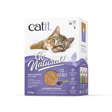 Catit Go Natural Wood Litter Lavender