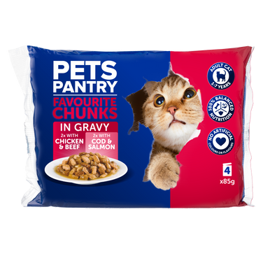 HiLife Pets Pantry Favourite Chunks in Gravy Cat Food